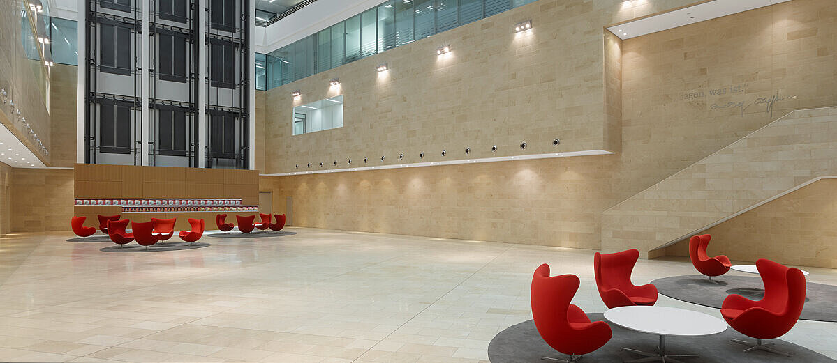 SPIEGEL Verlagsgebäude – Atrium